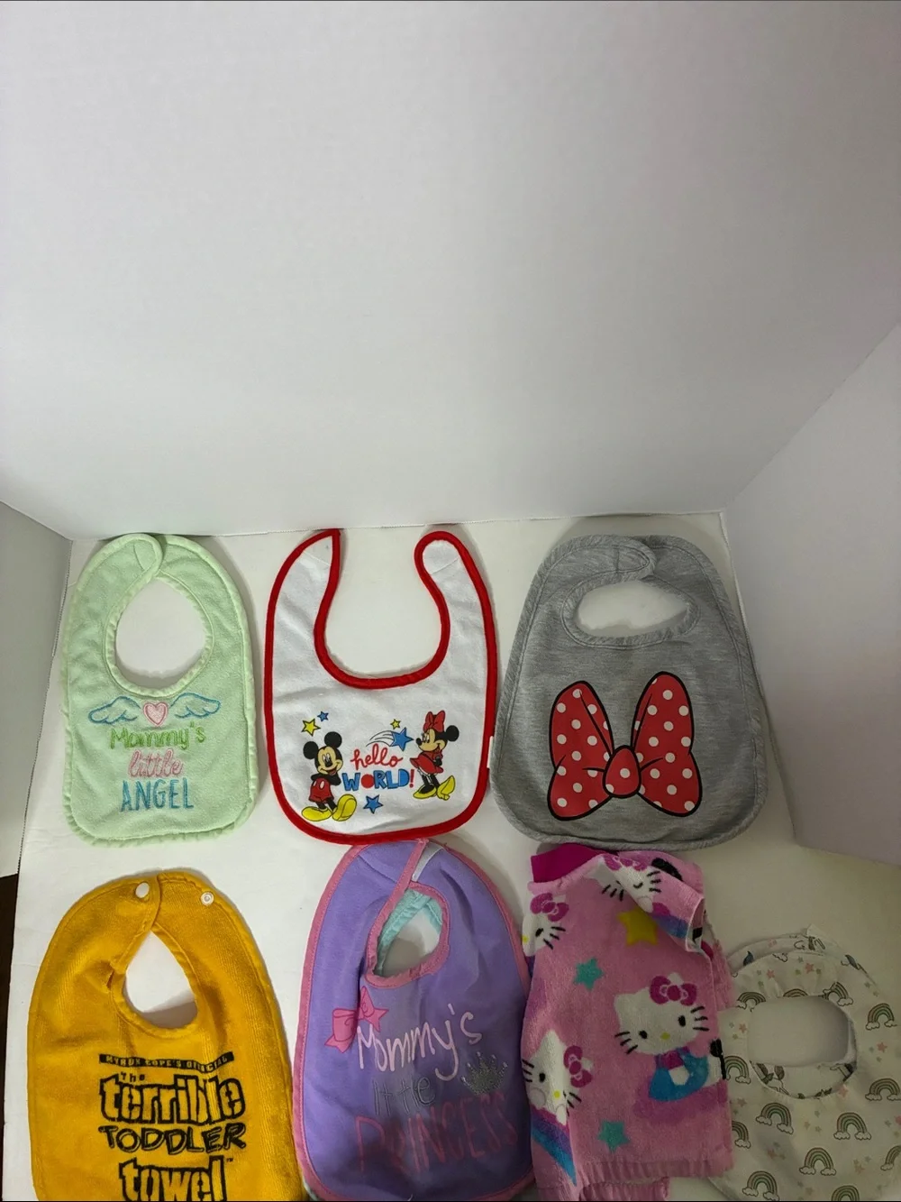 Girls' Multicolor Bib and Hair Accessory Set - Assorted Colors